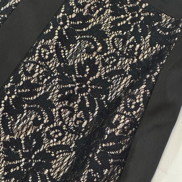 JAX Midi Black and Silver Sheath Dress size 8 - Picture 4 of 7